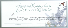 gift-certificate, art gift certificates