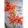 picture of a Mother's Day card with lilies.